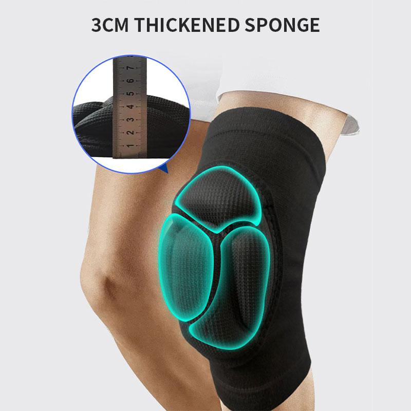 1 par/2 pçs espessamento joelh - Mountain Biking Knee Pads avaliação e preço