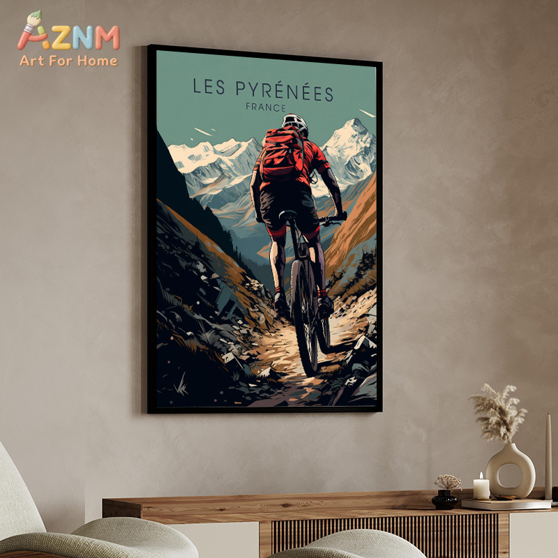 AZNM Arte de Parede em Tela Vi - Mountain Biking Extreme avaliação e preço