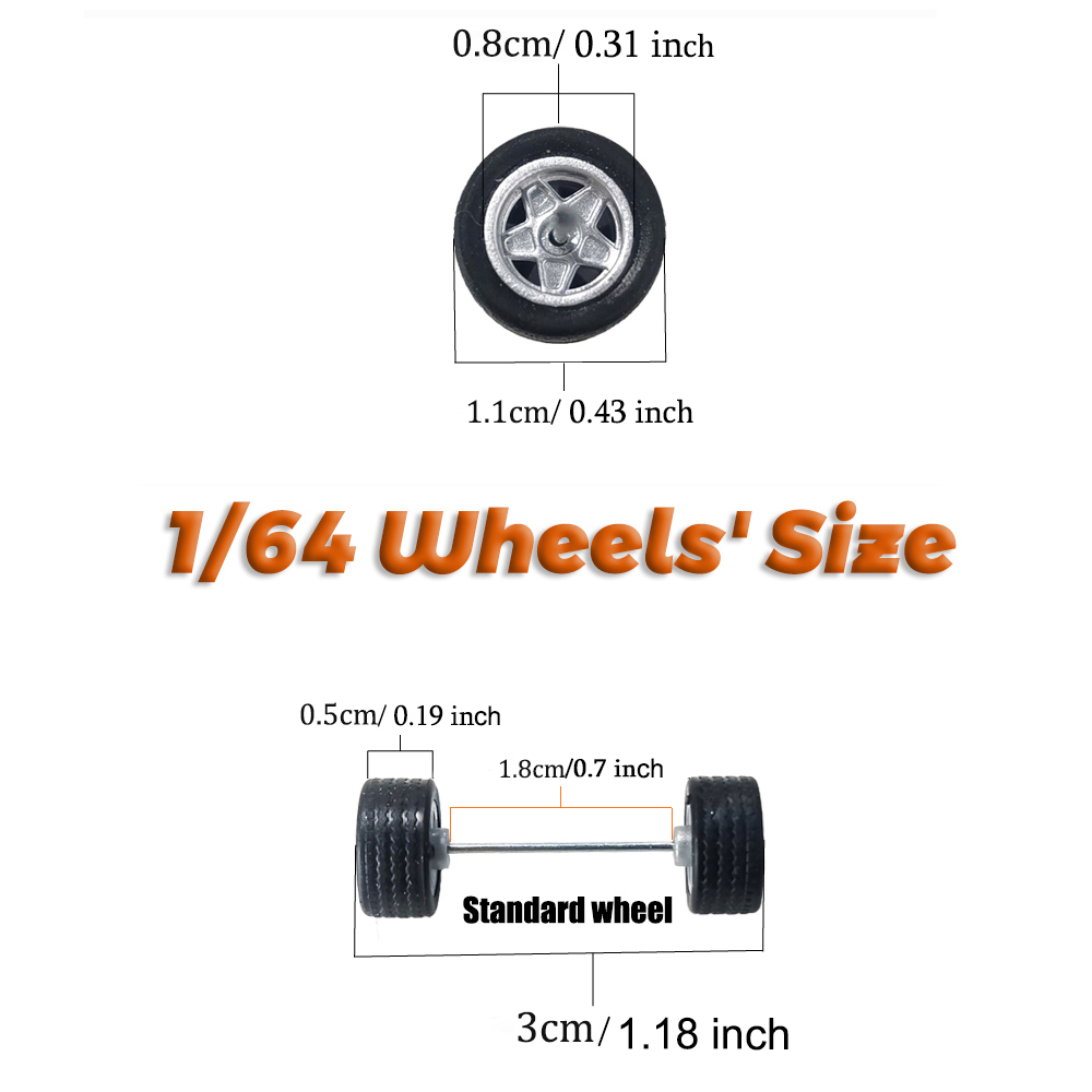 Rodas de Modelo 1/64 com 4 Rai - Tire Insert Foam avaliação e preço
