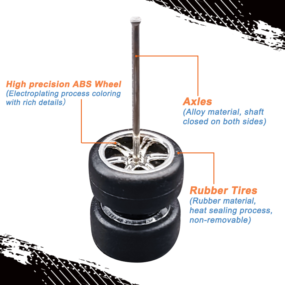 Rodas de Modelo 1/64 com 4 Rai - Tire Insert Foam avaliação e preço